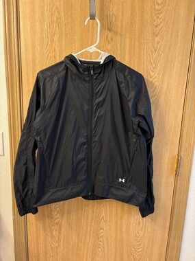Under Armour Black Hooded Lightweight Jacket